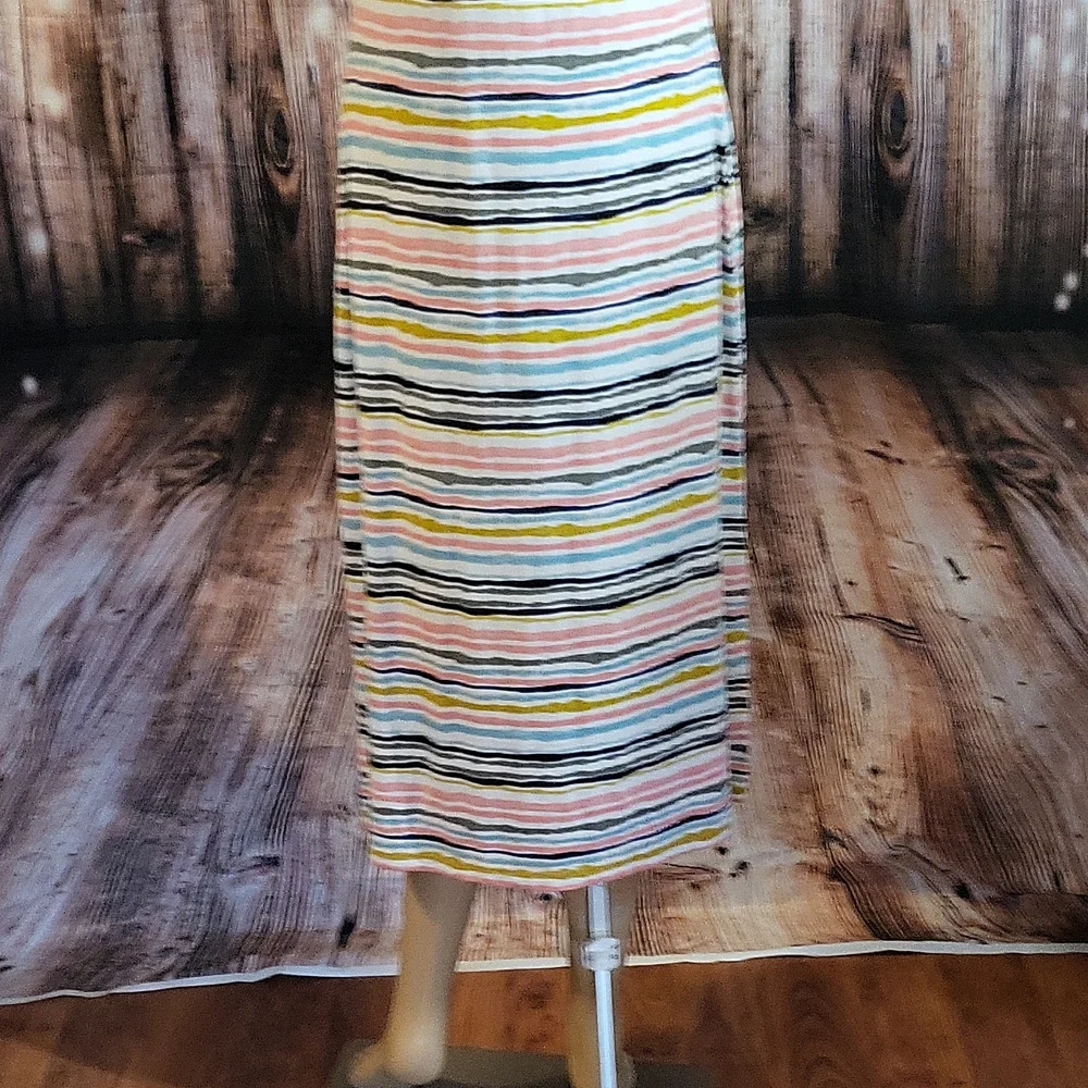 NWOT T By Talbots Women's Short-Sleeve Striped Dress Size S_10